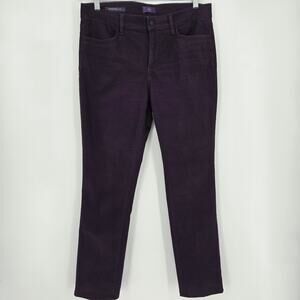 NYDJ Samantha Slim Jeans – Women’s 10 – Deep Purple Fall Denim
